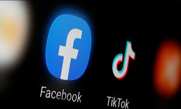 Cuộc chiến giành người dùng giữa Facebook và TikTok đang rất được truyền thông quan tâm. Ảnh: rg.ru