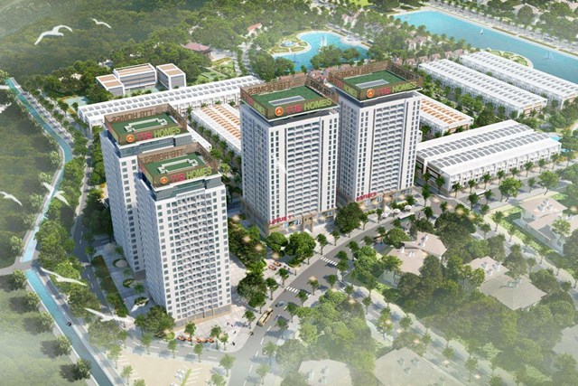  Phối cảnh dự án chung cư Green City - Bắc Giang.